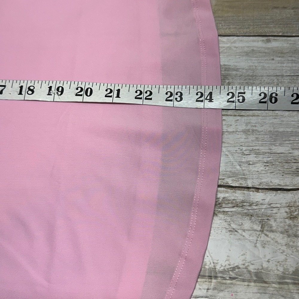 SanSoleil Pink Long-Sleeve Tennis Graphic Sun Protection Top - Picture 8 of 9